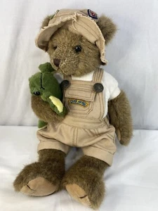 Bearington Jump & Jack Bear w/ Frog Camp Patrol #1459 Camping Fishing Plush - Bild 1 von 3