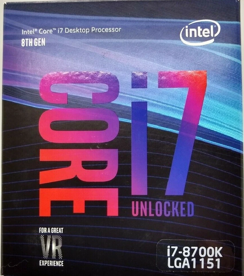 Intel Core i7-8700K 3.7 GHz 6-Core 12M cache LGA 1151 Processor BX80684I78700K - Image 1 of 1