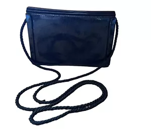 Vintage Saks Fifth Avenue Mini Schlangenleder Abendtasche Handtasche Made in Italy - Bild 1 von 9