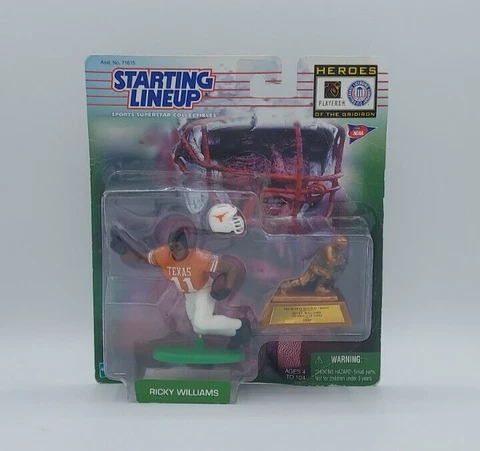 1999 Ricky Williams Texas Longhorns Heisman Saints Dolphins Starting Lineup NCAA Cover