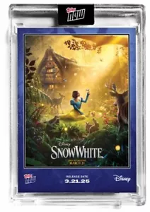 2025 TOPPS NOW DISNEY CARD SNOW WHITE THE MOVIE POSTER IN HAND READY TO SHIP - Bild 1 von 1