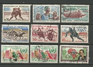 Sénégal 1961/62 9 timbres oblitérés /TR3082 - Imagen 1 de 1