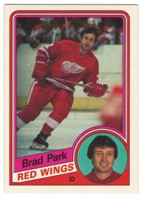 1984-85 O-PEE-CHEE #63 BRAD PARK DETROIT RED WINGS - Image 1 of 2