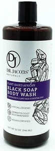Dr Jacobs Naturals Authentic African Black Body Wash Lavender & Clary Sage 32 oz - Picture 1 of 2