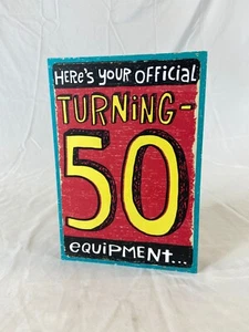 50th Birthday Cards Set Funny Gag Unisex Comedy Complementary Colorful Celebrate - Picture 1 of 20