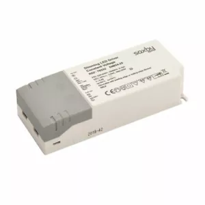 Controlador LED regulable plateado SAXBY voltaje constante 25W / 50W / 100W en 24V IP20 - Imagen 1 de 6