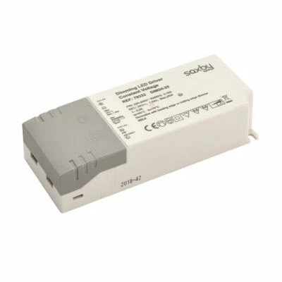 SAXBY Silver Dimmable LED Driver Constant Voltage 25W / 50W / 100W in 24V IP20 - Image 1 of 3