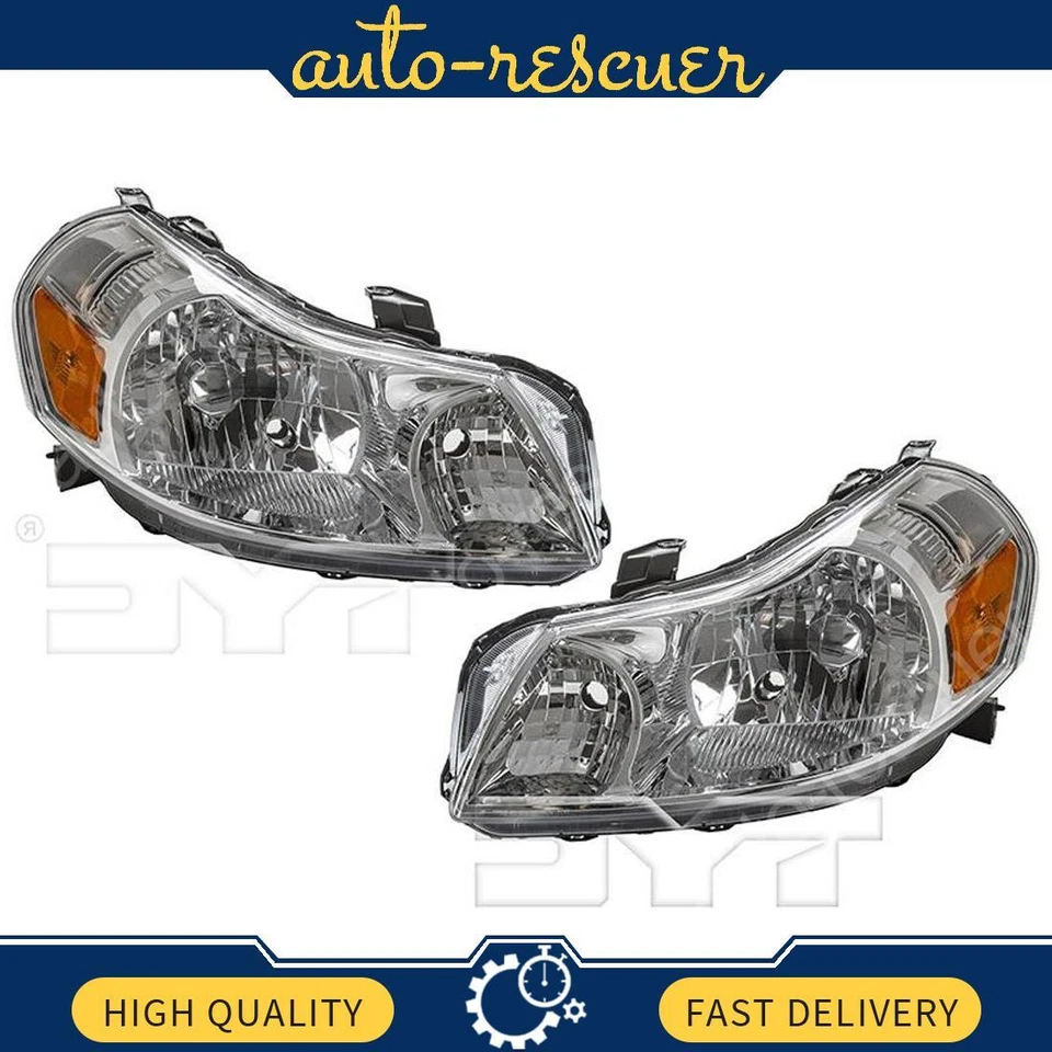TYC Left Right Headlight Assembly 2x for 2007 till 2013 Suzuki SX4 - Image 1 of 4