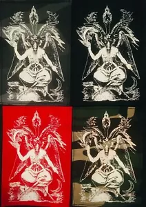 BAPHOMET Satan Devil (700) patches metal 666 black thrash darkthrone mayhem - Imagen 1 de 9