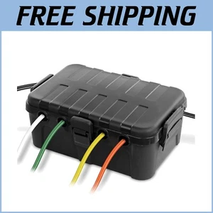 Caja de cubierta de cable de extensión resistente a la intemperie - grande 12,5 x 8,5 pulgadas para uso en exteriores - Imagen 1 de 9