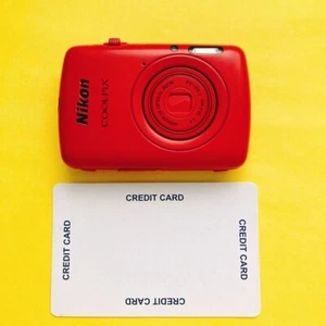 Nikon COOLPIX S01 Black Compact Digital Camera 10.0MP 3x Optical Zoom From JP - Picture 1 of 12