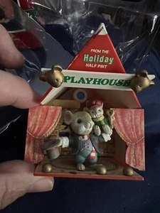 Enesco FIRST Edition Halfpint Playhouse A Christmas Carol Ornament 1991 Perfect - Picture 1 of 12