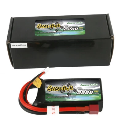 Gens Ace Bashing 2200mAh 11.1V 35C 3S Lipo Battery Pack With Deans T Plug - Image 1 of 3