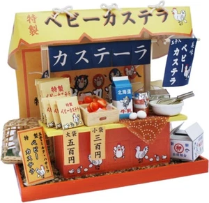Doll House Miniature Model Kit Japanese Festival Street Food BABY CASTELLA Billy - Picture 1 of 5