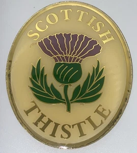 Scottish Thistle Messing & Emaille 2,25x2,75" Magnet, Heather Gift Company, Schottland - Bild 1 von 3