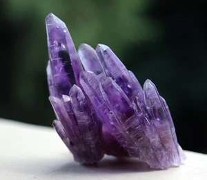 Perfect Quartz var. Amethyst. La Sorpresa Mine, Amatitlán, Guerrero, Mexico - Picture 1 of 11