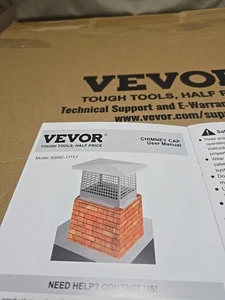 VEVOR Chimney Cap Model SSRC-17*17 Practical Accessories & Easy Installation - Picture 1 of 5