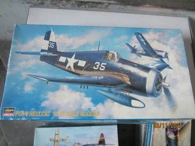 1/48 Hasegawa F6F-5 Hellcat VF-17 Jolly Rogers - Immagine 1 di 2