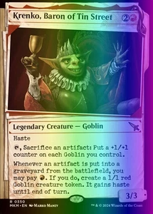 MTG Krenko, Baron of Tin Street (350/499) Murders at Karlov Manor NM FOIL - Picture 1 of 1
