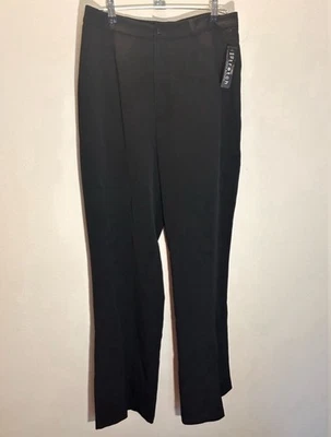 Pantalones de vestir acampanados negros clásicos Pantology talla 10 elásticos nuevos con etiquetas Foto 1 de 4