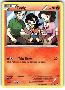 Pokemon TCG Tepig 25/113 Black & White Legendary Treasures Common - Bild 1 von 2