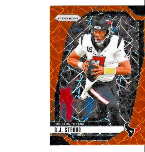 C.J. STROUD 2024 PANINI PRIZM ORANGE PRIZM #111 HOUSTON TEXANS - Image 1 of 1