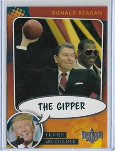 2022 2023 DECISION ~ TRUMP NICKNAMES ~ RONALD THE GIPPER REAGAN ~ CARD #NN42 - Picture 1 of 2