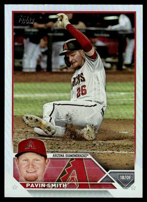 2023 TOPPS SILVER FOIL Pavin Smith Arizona Diamondbacks #312 - Image 1 of 2