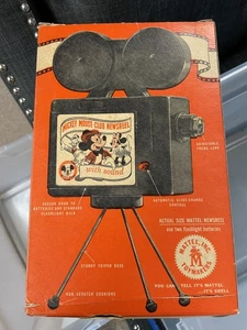frühe 50er Jahre Mattel Mickey Mouse Club Wochenschau Projektor in Box - ohne Schallplatten - Bild 1 von 10