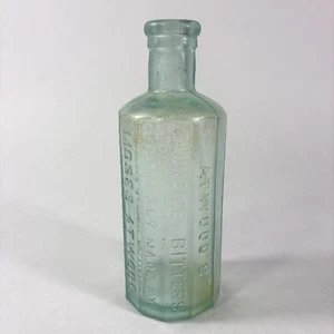 Vintage Atwood's Gelbsucht Bitter Flasche Georgetown Masse Medizin 6" Original - Bild 1 von 7