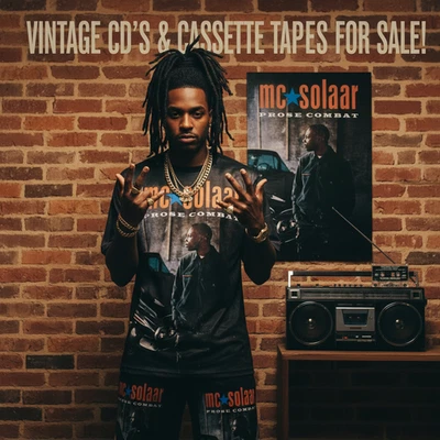 •MC SOLAAR ~ PROSE COMBAT• ~1994 OG PRESSING~ (CASSETTE TAPE) (2) - Image 1 of 4