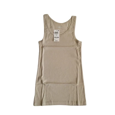 Style & Co Women's Petite Cotton Tank Top Stone Small - Image 1 of 4