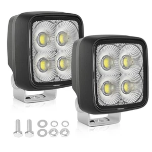2x2.5Inch Led Pod Square 4800LM Work Light 145 Degree Flood Beam Offroad Reverse - Picture 1 of 10