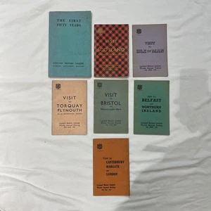 Job Lot Vintage Leyland Motors Travel Books. Works Annual Outings 1930's - Picture 1 of 11