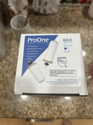 Genuine ProOne G3.0 7" Water Filter New