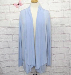 Athleta Pranayama Wrap Light Blue Open Front Cardigan with Pockets Size 1X - Picture 1 of 8
