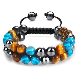Pulsera de moda estilo triple protección doble capa - Imagen 1 de 5