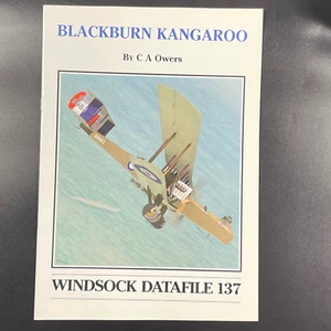 Windsock Datafile 137 BLACKBURN KANGAROO por CA Owers Primera Guerra Mundial ilustración de aviación 2009 Reino Unido - Imagen 1 de 7