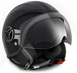 Momo design AVIO-P6 motorcycle helmet in carbon black - size XS - BNWT - Picture 1 of 2