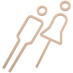 1 Satz Badezimmerschilder für Zuhause mit Wandschild für Badezimmer und - Bild 1 von 17