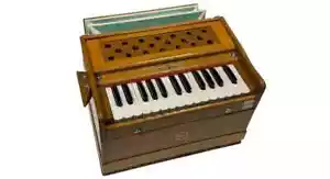 Bina 2,5 Oktave Double Fold Balg 27 Tasten 2 Schilf Harmonium mit Tasche - Bild 1 von 5