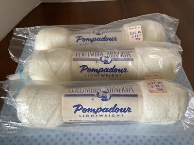 De colección Columbia Minerva Pompadour Ligero - Lana Y Rayón - Blanco Foto 1 de 4