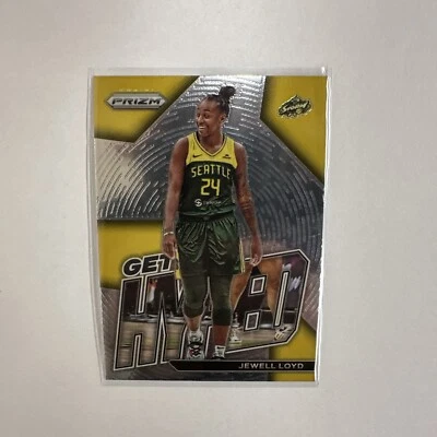 2023-24 Prizm WNBA Get Hyped - #1 Jewell Loyd Seattle Storm - Image 1 of 2