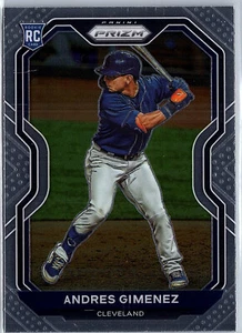 2021 Panini Prizm Andres Gimenez RC Cleveland Indians #120 - Picture 1 of 2