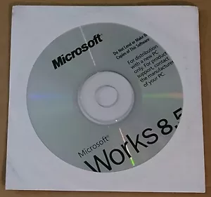 NEW SEALED MICROSOFT WORKS 8.5 CD - Bild 1 von 2