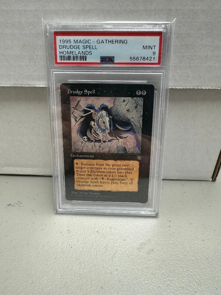 PSA 9 1995 MTG Homelands Drudge Spell - Image 1 of 1