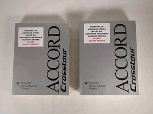 2010 - 2011 Honda Accord Crosstour Service Manual Volumes 1 & 2 OEM, Factory - Picture 1 of 8