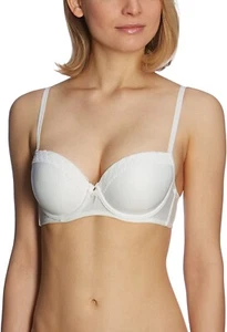 SCHIESSER Basic Underwired Bra White UK 38A BRAND NEW - Picture 1 of 5