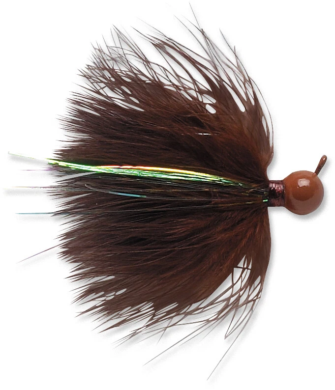 VMC Marabou Hair Jig Cold Water Smallmouth Bass Fishing Hair Jig Finesse Lure