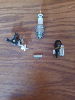 Tecumseh Tune Up Kit, Points,Condenser,Spark Plug,Flywheel Key.